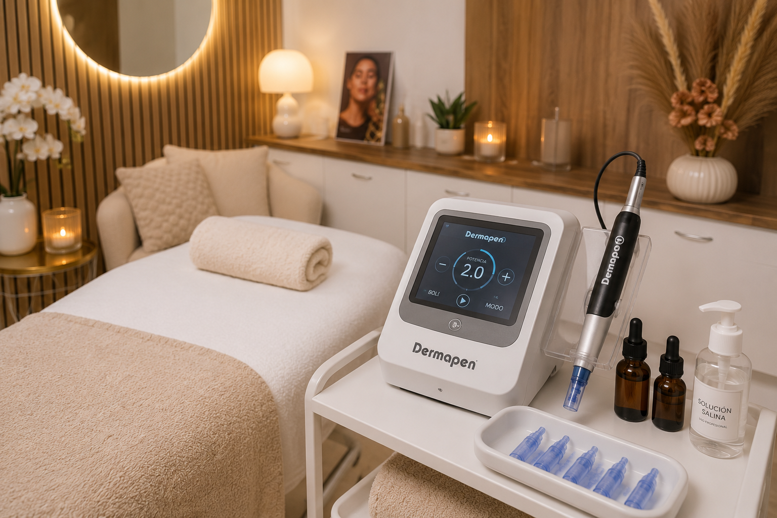 Tratamiento facial con Dermapen en The Beauty Liz