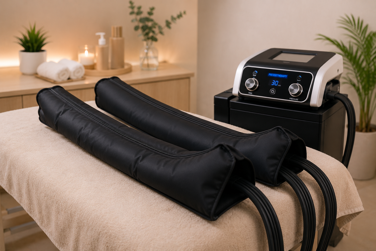 Tratamiento de presoterapia en The Beauty Liz