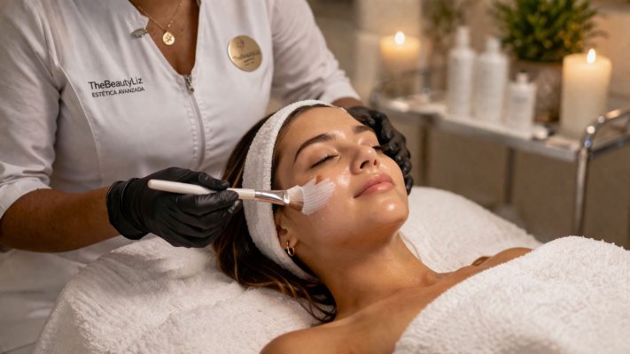 Tratamiento facial express con efecto luminosidad inmediata en centro estético | The Beauty Liz